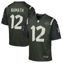 Youth Nike Joe Namath Gotham Green New York Jets 2025 Rivalries Collection Retired Player Game Jersey