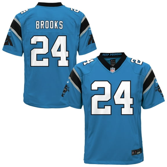 Youth Nike Jonathon Brooks Blue Carolina Panthers Game Jersey