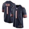 thumbnail image 1 of Youth Nike Justin Fields Navy Chicago Bears Game Jersey, 1 of 3