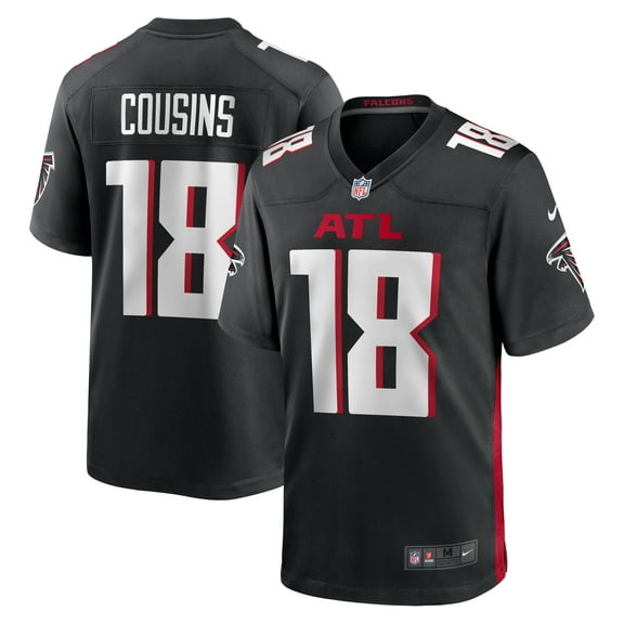Youth Nike Kirk Cousins Black Atlanta Falcons Game Jersey
