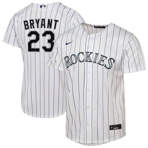 Youth Nike Kris Bryant White Colorado Rockies Home Replica Player Jersey