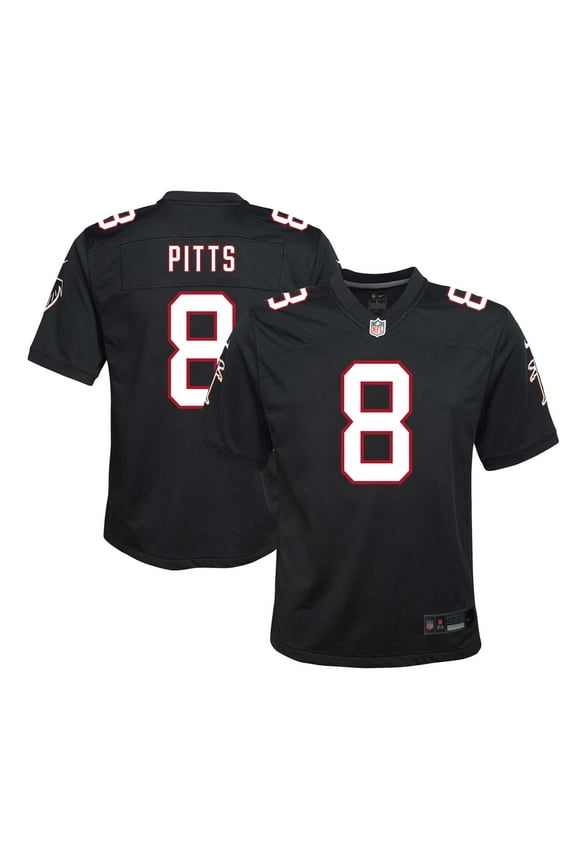 Youth Nike Kyle Pitts Sr. Black Atlanta Falcons Game Jersey