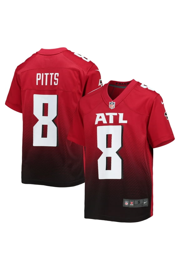 Youth Nike Kyle Pitts Sr. Red Atlanta Falcons Game Jersey