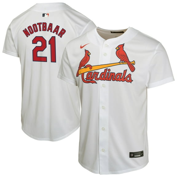 Youth-Nike Lars Nootbaar White St. Louis Cardinals Home Game Player Jersey
