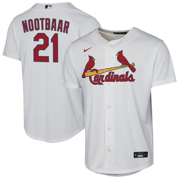 Youth Nike Lars Nootbaar White St. Louis Cardinals Home Replica Player Jersey
