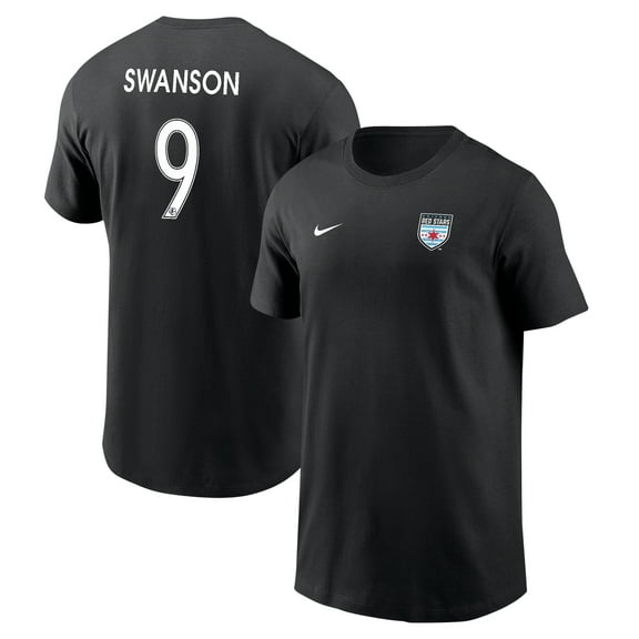 Youth Nike Mallory Swanson Black Chicago Red Stars Core T-Shirt