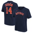 thumbnail image 1 of Youth Nike Mauricio Dubon Navy Houston Astros Name & Number T-Shirt, 1 of 3
