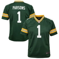 Youth Nike Micah Parsons Green Green Bay Packers Game Player Jersey