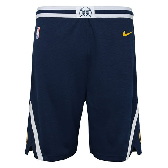 Youth Nike Navy Denver Nuggets Swingman Performance Shorts - Icon Edition