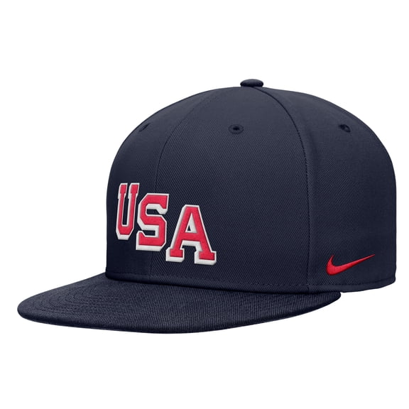 Youth Nike Navy US Hockey Pro Dri-FIT Snapback Hat