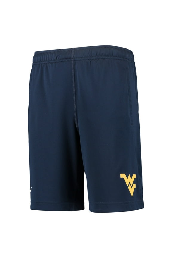 Youth Nike Navy West Virginia Mountaineers Performance Fly Shorts
