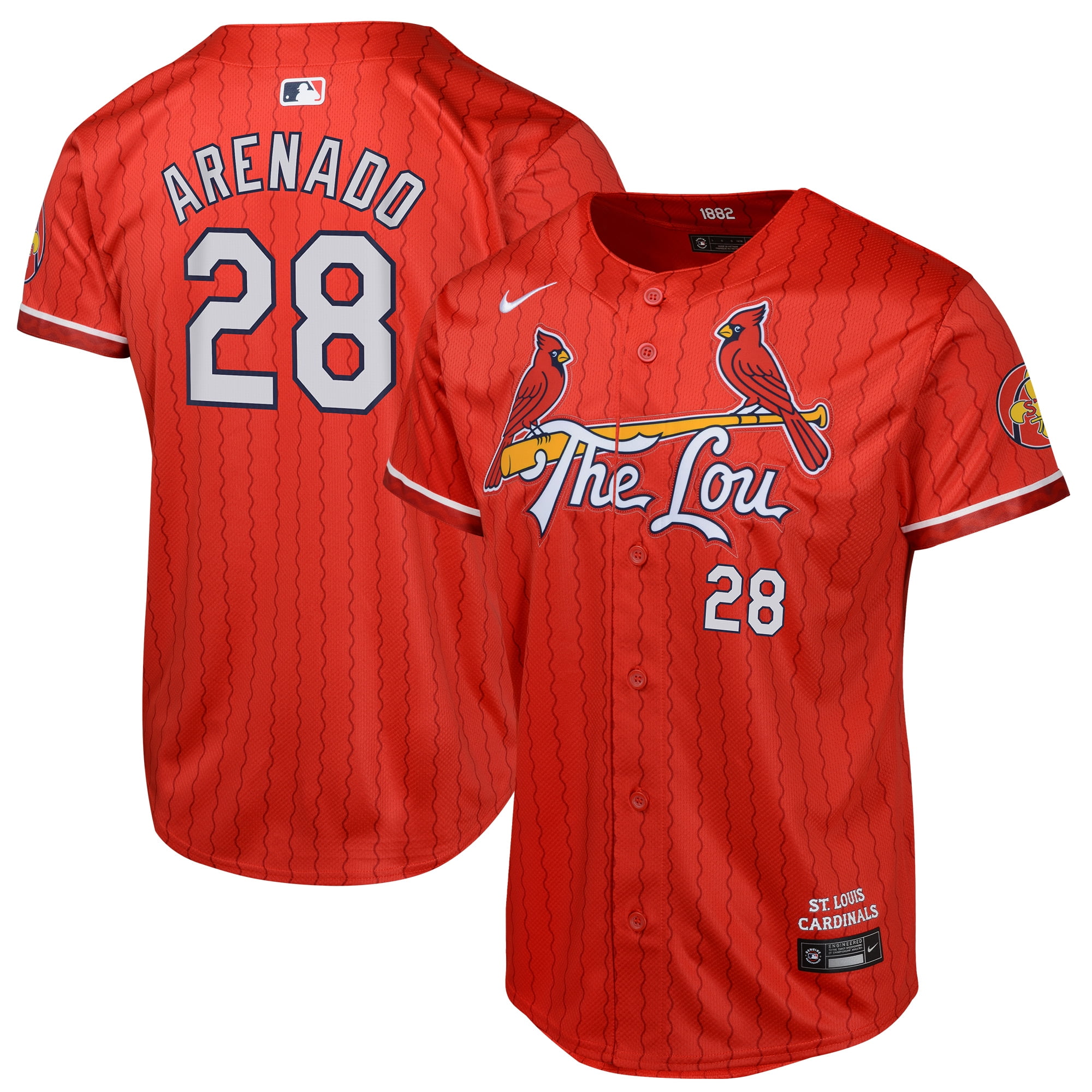 Youth Nike Nolan Arenado Red St. Louis Cardinals 2024 City Connect
