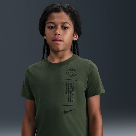Youth Nike Olive Paris Saint-Germain T-Shirt