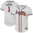 thumbnail image 1 of Youth Nike Ozzie Albies White Atlanta Braves Home Replica Player Jersey, 1 of 3