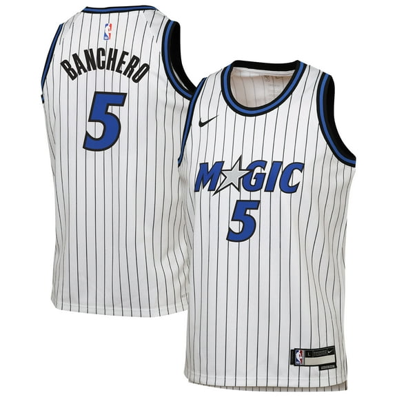 Youth Nike Paolo Banchero White Orlando Magic Swingman Player Jersey - Association Edition