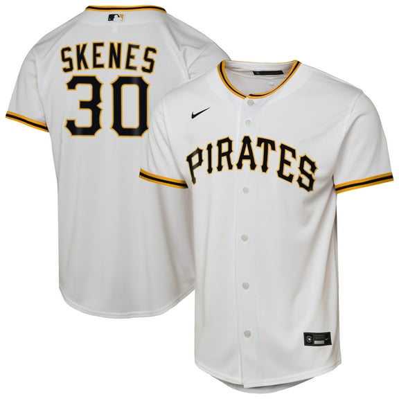 Youth Nike Paul Skenes White Pittsburgh Pirates Home Replica Player Jersey