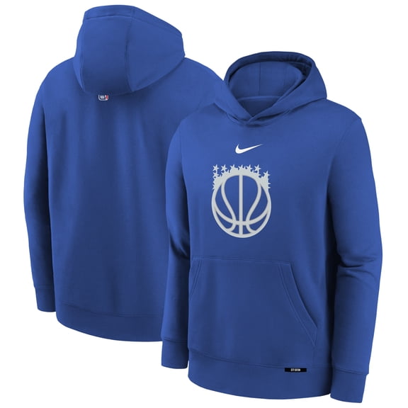 Youth Nike Platinum Orlando Magic 2025/26 City Edition Club Fleece Pullover Hoodie