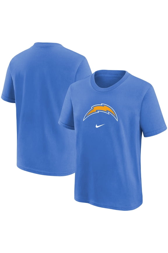 Youth Nike Powder Blue Los Angeles Chargers Logo T-Shirt