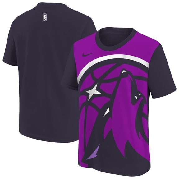 Youth Nike Purple/Navy Minnesota Timberwolves 2025/26 City Edition Max90 T-Shirt
