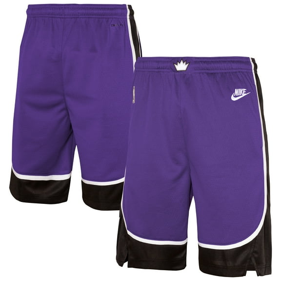 Youth Nike Purple Sacramento Kings 2024/25 City Edition Swingman Performance Shorts