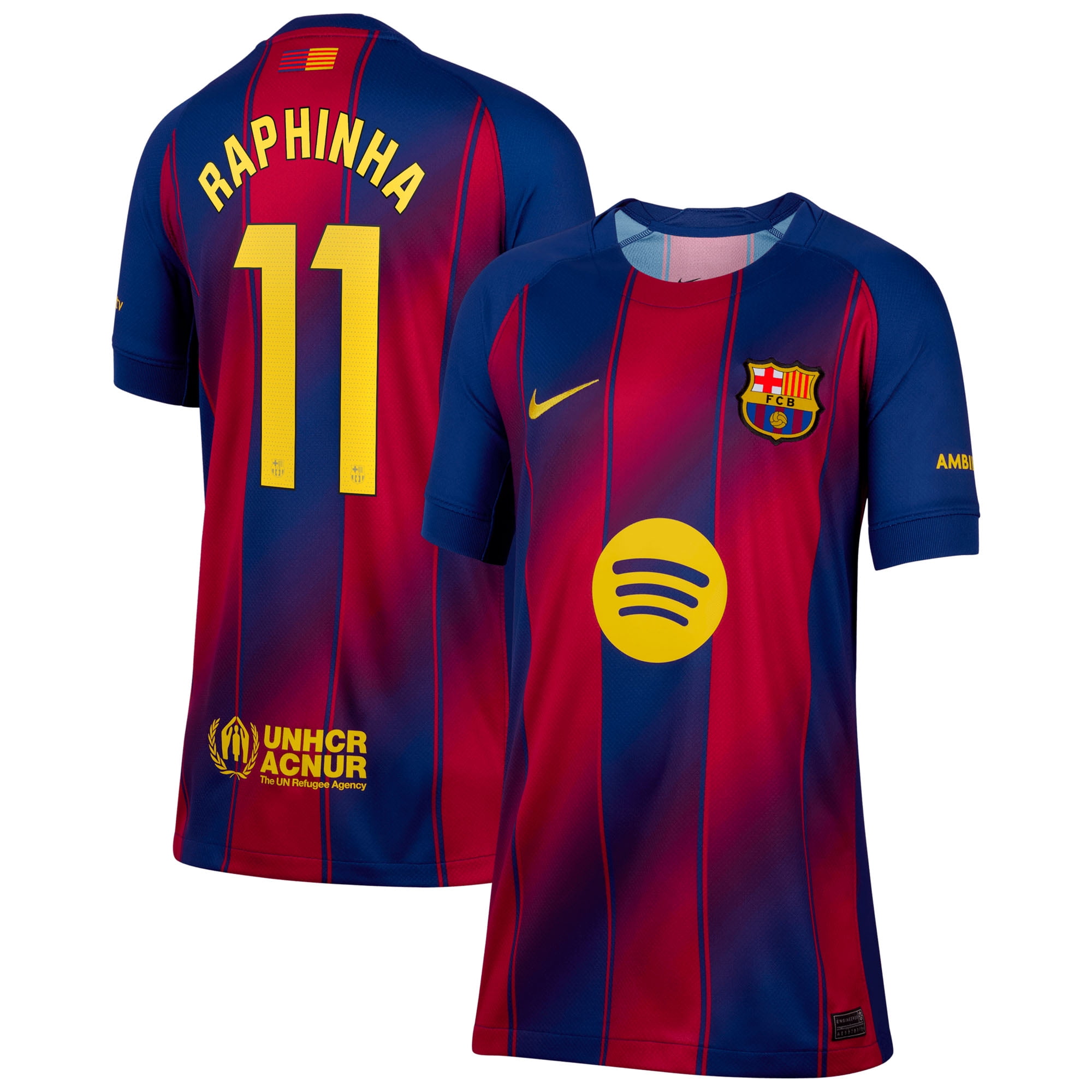 FCバルセロナ RAPHINHA Barcelona ユニフォーム　Kit Youth Nike Raphinha Blue Barcelona 2025/26 Home Replica Jersey