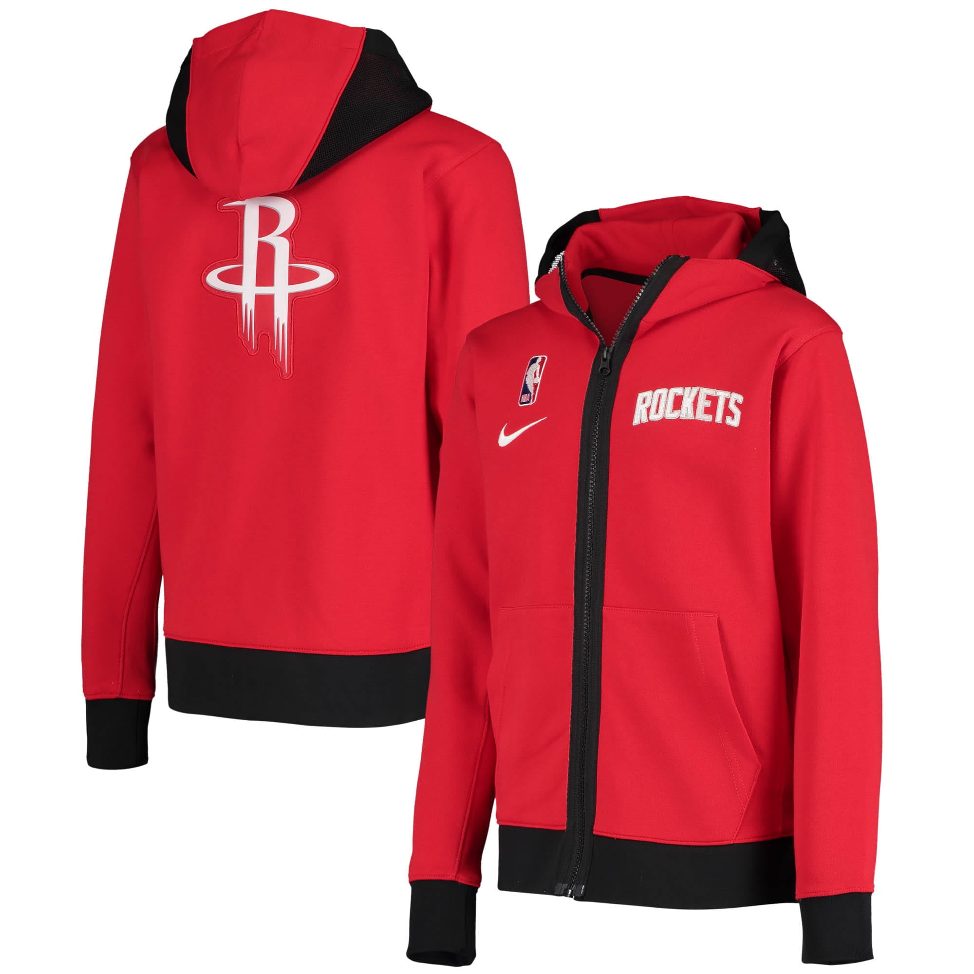 Houston Rockets Nike Youth Spotlight Pullover Hoodie - Red