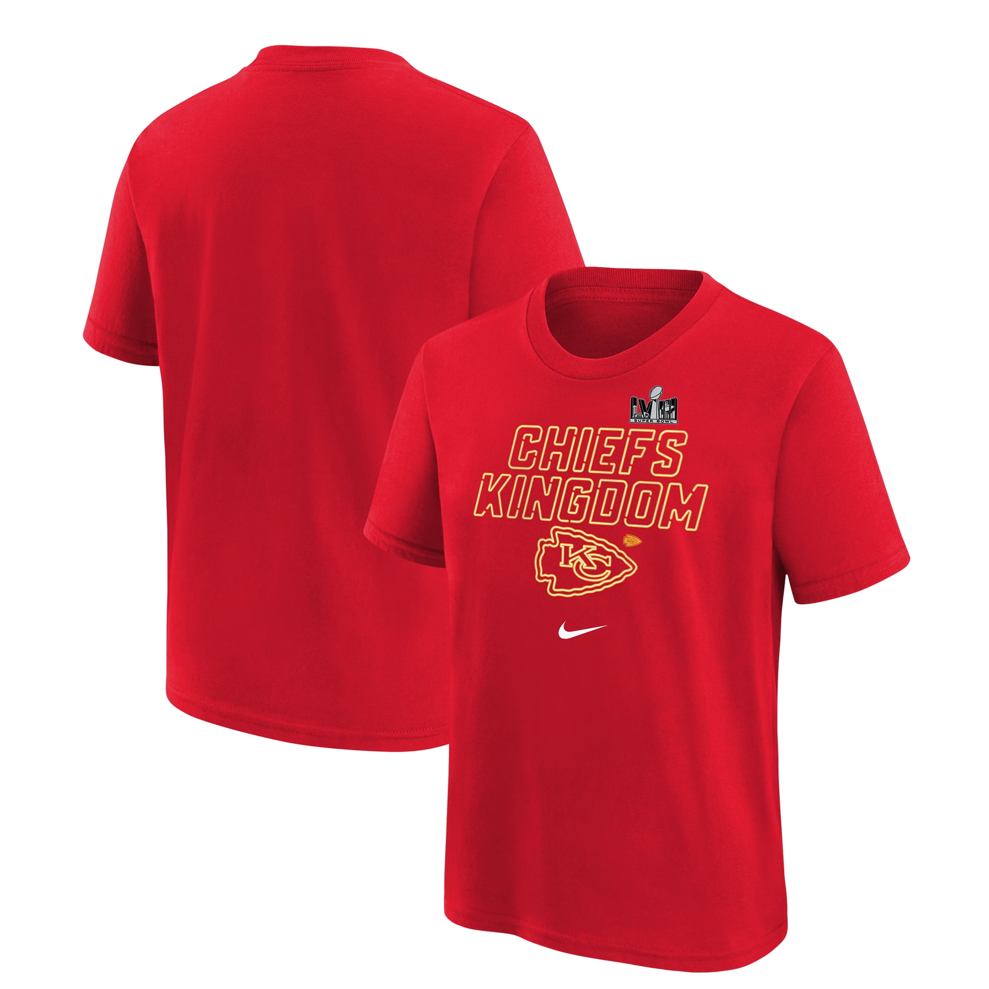 Youth Nike Red Kansas City Chiefs Super Bowl LVIII Local T-Shirt ...