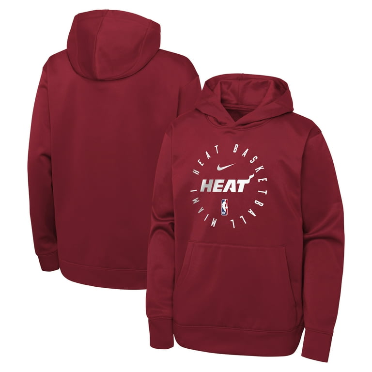 Youth Nike Red Miami Heat Performance Practice Spotlight Pullover Hoodie Walmart