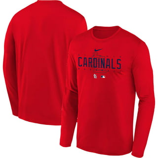 5th Ocean St. Louis Cardinals Red Long Sleeve T-Shirt Womens XXL MLB Fan  Wear