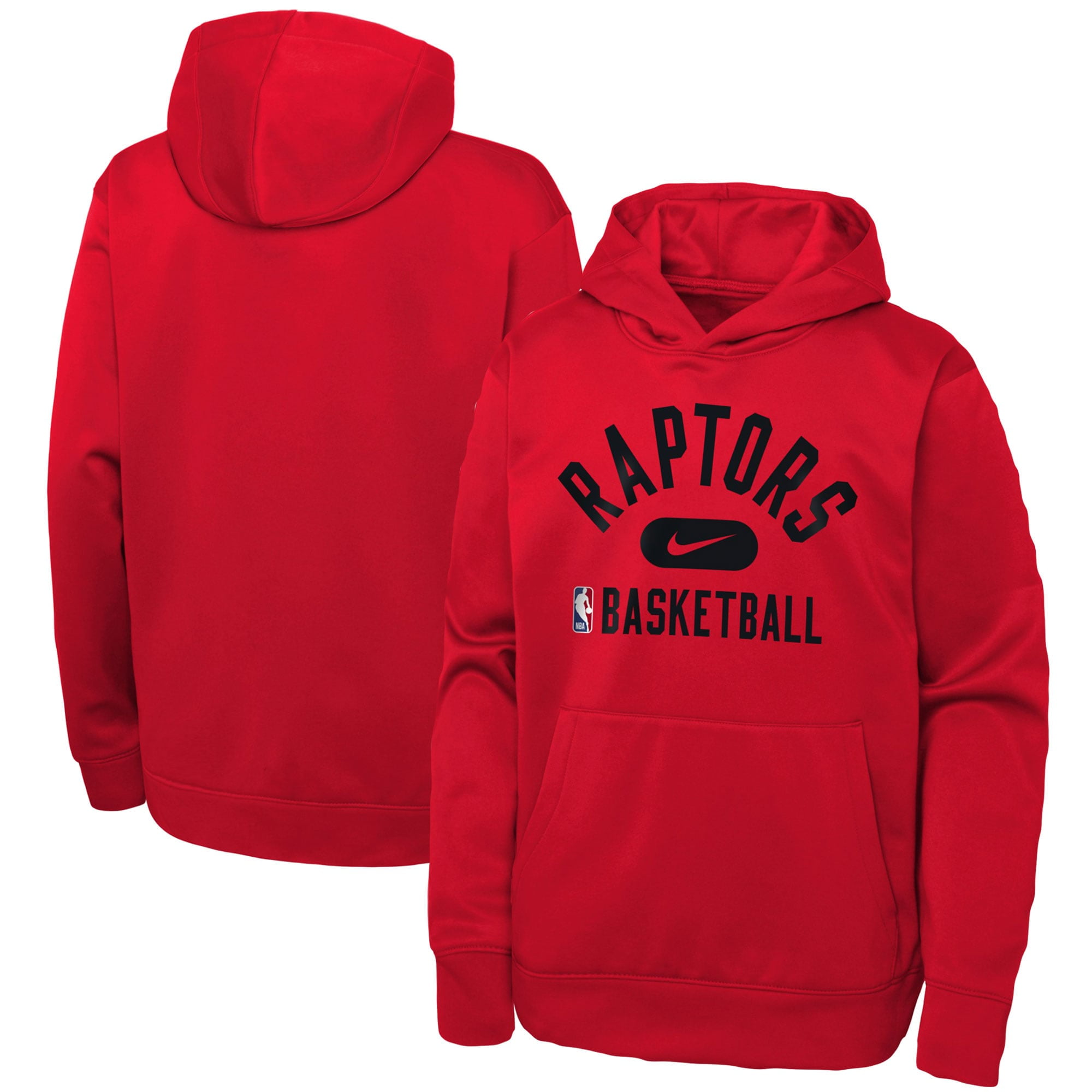 Youth Nike Red Toronto Raptors Team Spotlight Performance Pullover Hoodie Size: Medium