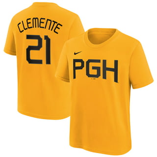 Men's Nike Roberto Clemente Gray Pittsburgh Pirates Road Cooperstown Collection Player Jersey