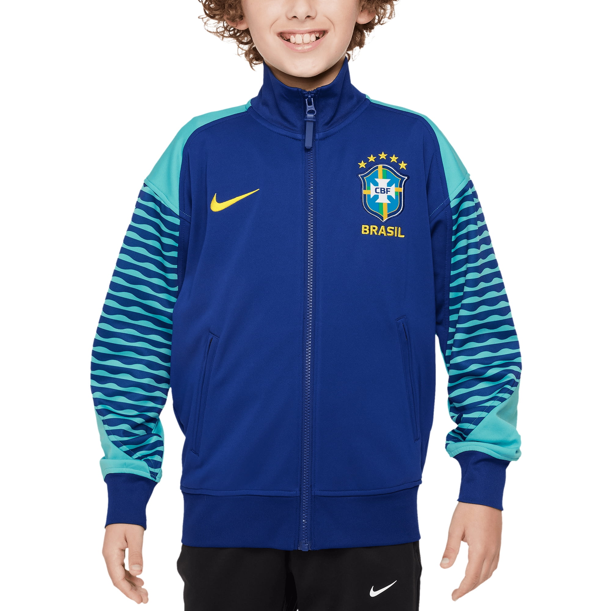 Youth Nike Royal Brazil National Team 2024 Academy Pro Anthem Full Zip Jacket Walmart