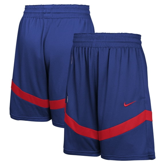 Youth Nike Royal Philadelphia 76ers Practice Mesh Shorts