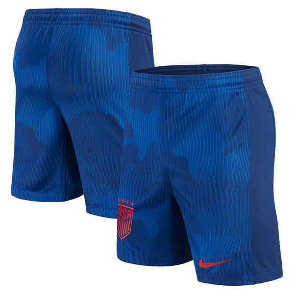 Youth Nike Royal USWNT 2023/24 Away Stadium Performance Shorts
