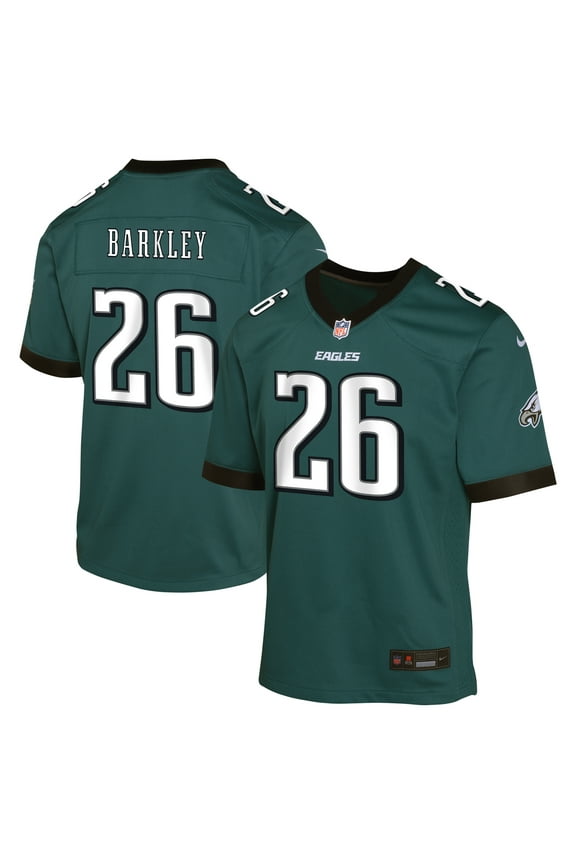 Youth Nike Saquon Barkley Green Philadelphia Eagles Game Jersey