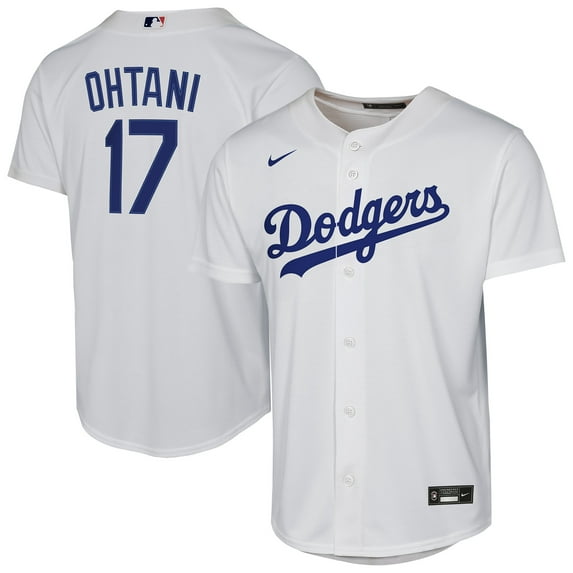 Youth Nike Shohei Ohtani White Los Angeles Dodgers Home Replica Player Jersey