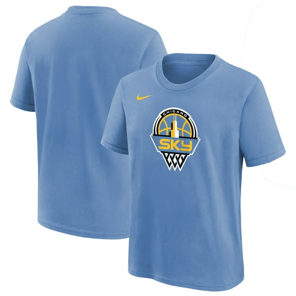 Youth Nike Sky Blue Chicago Sky Essential Logo T-Shirt
