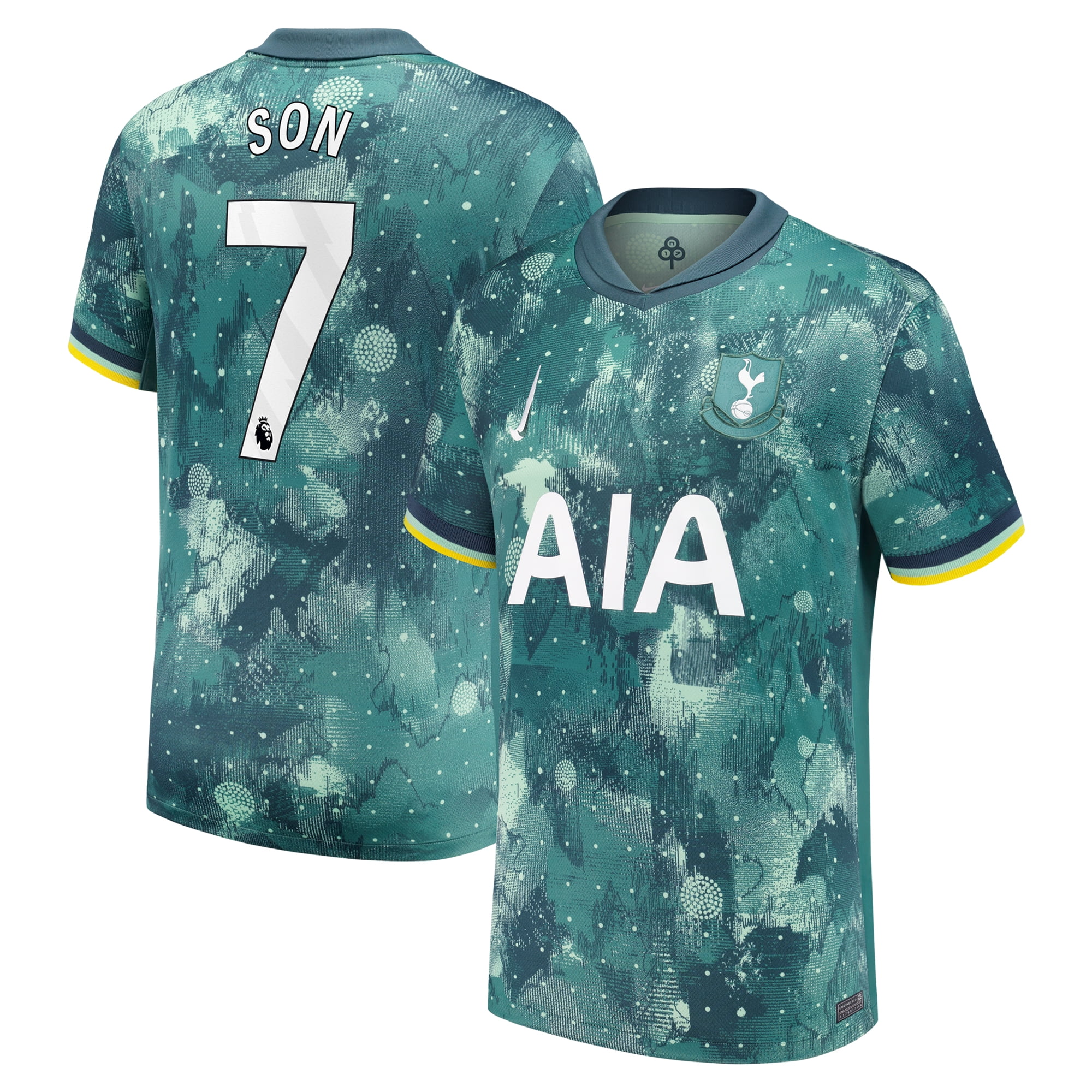 Youth Nike Son HeungMin Green Tottenham Hotspur 2024/25 Third Replica