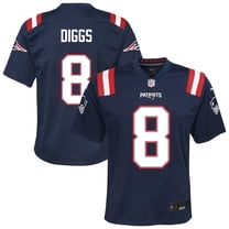 Youth Nike Stefon Diggs Navy New England Patriots Team Game Jersey