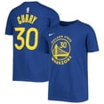thumbnail image 1 of Youth Nike Stephen Curry Royal Golden State Warriors Logo Name & Number Performance T-Shirt, 1 of 3
