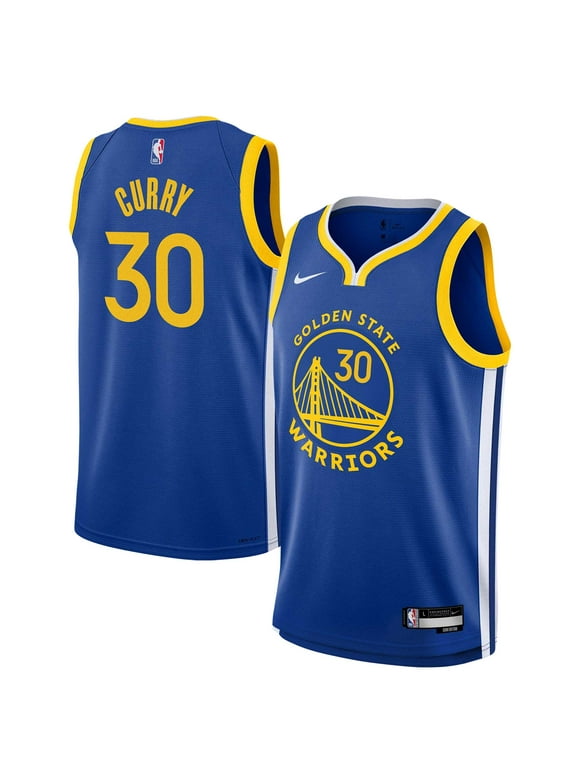Youth Nike Stephen Curry Royal Golden State Warriors Swingman Jersey - Icon Edition