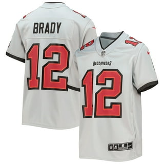 Nike Women's Tampa Bay Buccaneers Tom Brady #12 Pewter Game Jersey