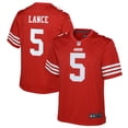 thumbnail image 1 of Youth Nike Trey Lance Scarlet San Francisco 49ers Game Jersey, 1 of 3