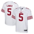 thumbnail image 1 of Youth Nike Trey Lance White San Francisco 49ers Game Jersey, 1 of 3