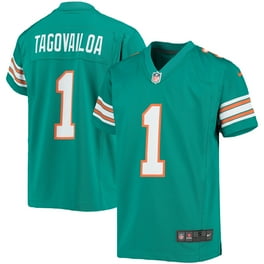 Youth Nike Jaylen Waddle Aqua Miami Dolphins Game Jersey Walmart