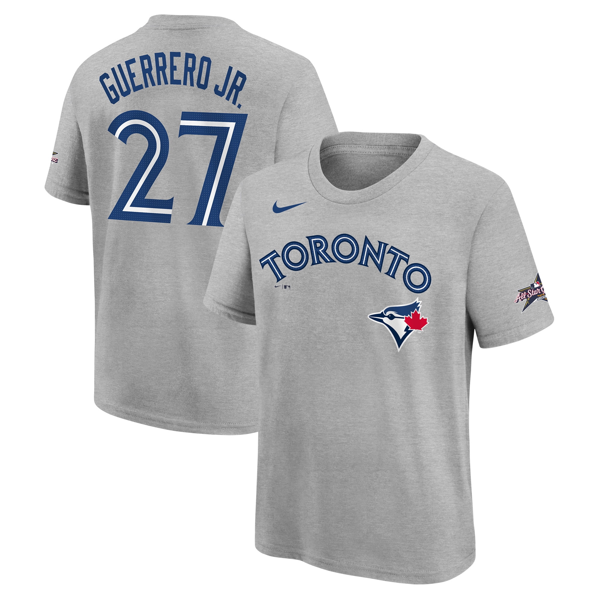Youth Nike Vladimir Guerrero Jr. Heather Gray Toronto Blue Jays