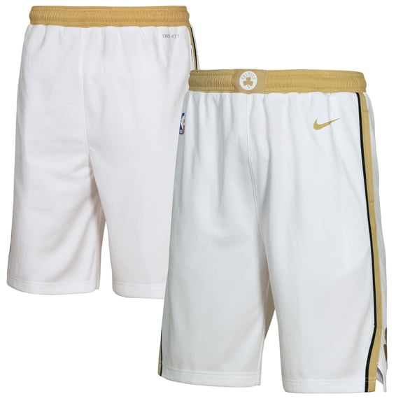 Youth Nike White Boston Celtics 2025/26 City Edition Swingman Performance Shorts