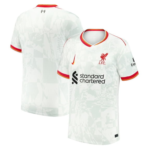 Youth Nike White Liverpool 2024/25 Third Replica Jersey