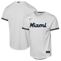 Youth Nike  White Miami Marlins Home Replica Jersey