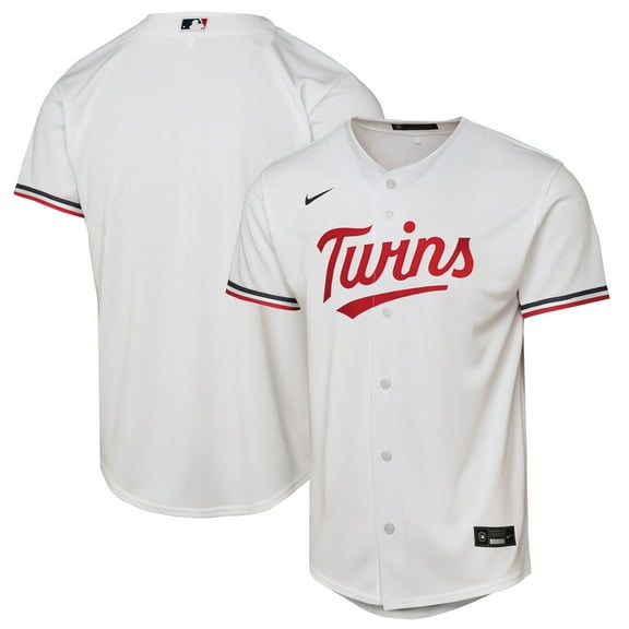 Youth Nike  White Minnesota Twins Home Replica Jersey
